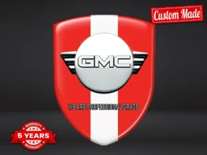 GMC Fensteraufkleber Stil Racing Anpassbar Auto